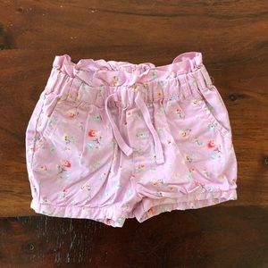 Gap ruffle floral shorts